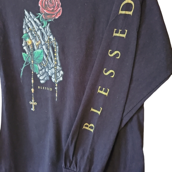 DGK Skeleton hands, Blessed, Long Sleeved Shirt - Picture 5 of 5